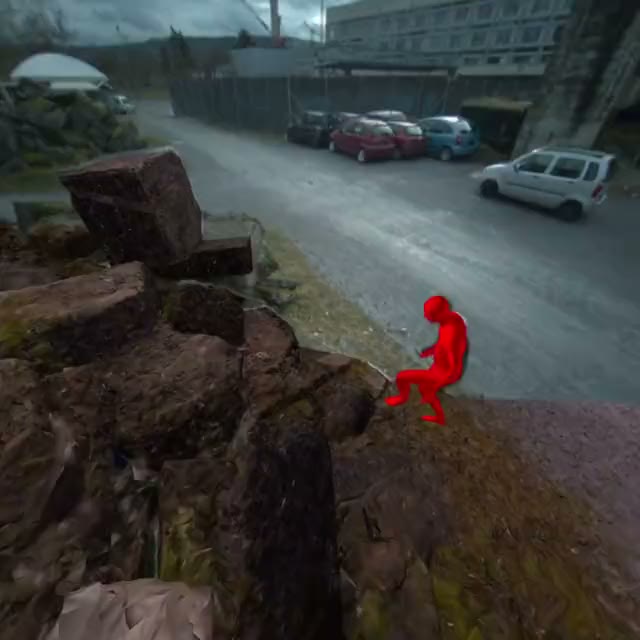 EgoHTR: Egocentric 4D Demonstrations of Human Terrain Traversal