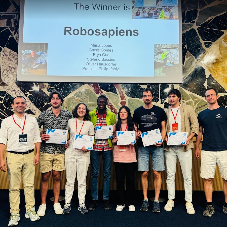 Winning robot competition at the ETH Robotics Summer School